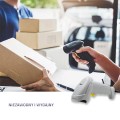 Czytnik kodów kreskowych Qoltec laserowy 1D | USB | Biały - 1132352