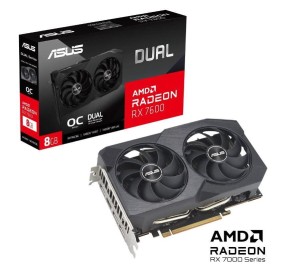 Karta VGA Asus Dual Radeon RX 7600 V2 OC 8GB GDDR6 128bit HDMI+3xDP PCIe4.0