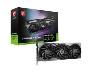 Karta VGA MSI GeForce RTX 4070 Ti GAMING X SLIM 12G 12GB GDDR6X 192bit HDMI+3xDP PCIe4.0