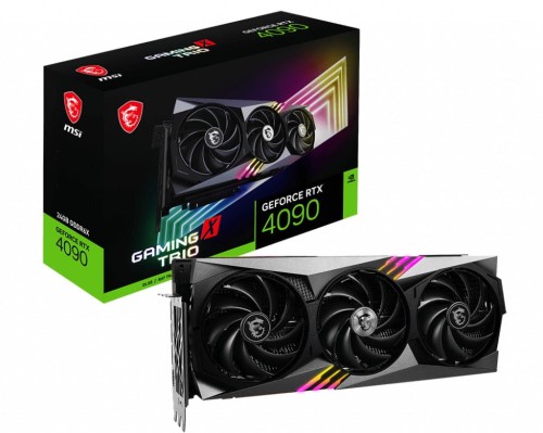 Karta VGA MSI GeForce RTX 4090 GAMING X TRIO 24G 24GB GDDR6X 384bit HDMI+3xDP PCIe4.0 - 1936284