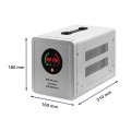 Zasilacz awaryjny Qoltec Pure Sine Wave UPS | 800VA | 560W | Szary - 1425008
