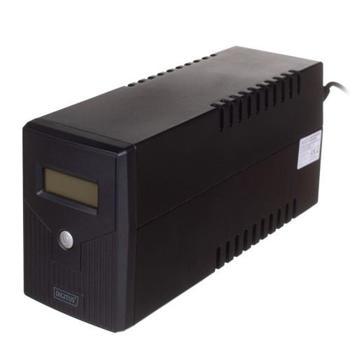 Zasilacz awaryjny UPS DIGITUS Line-Interactive LCD 600VA/360W 1x12V/7Ah AVR 2xSCHUKO USB RJ11 - 1938295