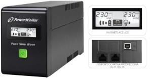 Zasilacz UPS POWER WALKER VI 600 SW FR (600VA)