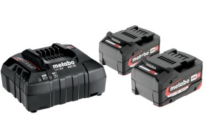 METABO.AKUMULATOR 18V 4,0Ah x2 +ŁADOW. ASC 55