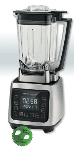 ProfiCook PC-UM 1127, Blender stołowy, 2 l, Funkcja pulsacyjna, Kruszenie lodu, 2000 W, Czarny, Stal nierdzewna - 1941469