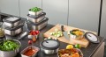 Pojemnik stalowy prostokątny 600 ml GEFU PROVIDO G-12774 - 1909094