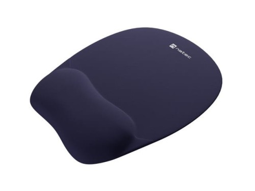 Podkładka pod mysz Natec Chipmunk Memory Foam ergonomiczna żelowa granatowa - 1943687