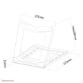 Podstawka na Notebook NSLS075BLACK Neomounts 5 kg Czarny - 1429702
