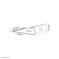 Podstawka pod laptop Neomounts NSLS025 from 11" up to 17" max 5 kg Silver - 1943931
