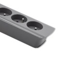 Listwa zasilająca Qoltec 8 gniazd | 1.8m | Szary - 1878521