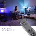 Listwa antyprzepięciowa Qoltec 6 gniazd | 2xUSB | 1.8m | Szara - 1385770