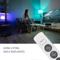 Listwa zasilająca Qoltec 6 gniazd | 1.8m | Szara - 1385838