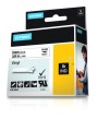 RHINO TAPE VINYL 9MM/5.5M/BLACK ON WHITE - 1943193