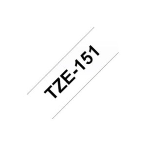 Taśma Brother 24mm BLACK ON CLEAR