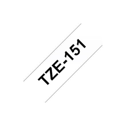 Taśma Brother 24mm BLACK ON CLEAR - 1943296