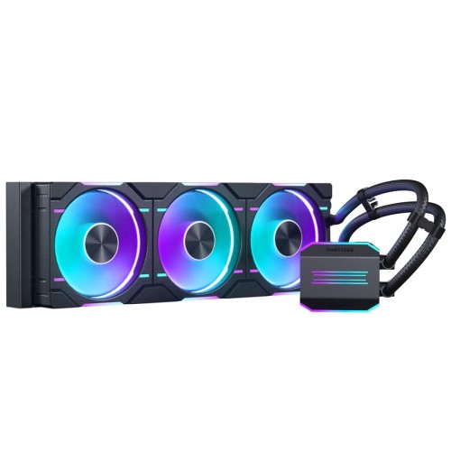 PHANTEKS Glacier One 360D30 DRGB AIO Liquid CPU Cooler, Black - 1943853
