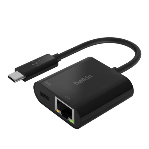 BELKIN ADAPTER USB-C - ETHERNET, PD 60W BLK - 1944848