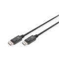 Kabel DisplayPort DIGITUS z zatrzaskami 4K 60Hz UHD Typ DP/DP M/M czarny 2m - 1944863