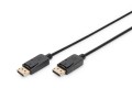 Kabel DisplayPort DIGITUS z zatrzaskami 4K 60Hz UHD Typ DP/DP M/M czarny 2m - 1944861