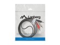 Kabel audio Lanberg stereo minijack - 2x Chinch M/M 1,5m - 739202