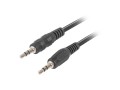 Kabel audio Lanberg stereo minijack - minijack M/M 2m - 739196
