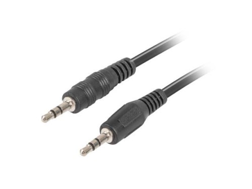 Kabel audio Lanberg stereo minijack - minijack M/M 2m - 739196