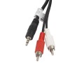 Kabel audio Lanberg stereo minijack - 2x Chinch M/M 5m - 1944872