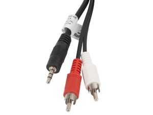 Kabel audio Lanberg stereo minijack - 2x Chinch M/M 5m