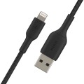 BELKIN KABEL USB A - LIGHTNING, 3M, CZARNY - 1544972