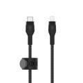BELKIN KABEL USB-C TO LTG OPLOT SILICONE 1M BLACK - 1944909