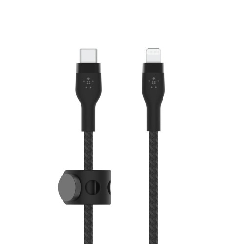 BELKIN KABEL USB-C TO LTG OPLOT SILICONE 1M BLACK - 1944909