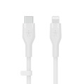 BELKIN KABEL USB-C - LIGHTNING SILICONE 3M BIAŁY - 1944910