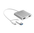 USB-C TO DUAL HDMI/MULTI-MONITOR ADAPTER - 1944787