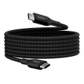 240W BRAIDED C-C CABLE 2M BLK/ - 1944895