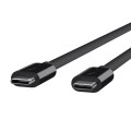 BELKIN THUNDERBOLT3 CABLE/USB-C-/USB-C 0.8M BLACK - 1944919