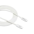 THUNDERBOLT 3 CABLE 2M/USB-C M/M WHITE - 1945030