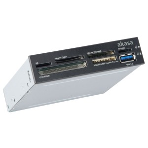 Akasa 3.5'' Czytnik kart pamięci AK-ICR-14, 6-slotów, USB 3.0