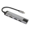 USB-C ADAPTER USB 3.1/USB 3.0 X2HDMI RJ45 - 1948455