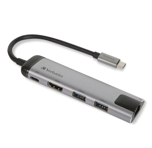 USB-C ADAPTER USB 3.1/USB 3.0 X2HDMI RJ45 - 1948455