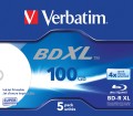 BD-R XL 100GB 4X 5PK/JEWEL CASE PRINTABLE - 1950135
