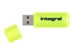 Integral FlashDrive NEON yellow 32GB