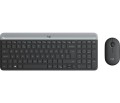 LOGITECH Slim Wireless Keyboard and Mouse Combo MK470 - GRAPHITE - DEU - CENTRAL - 1923338