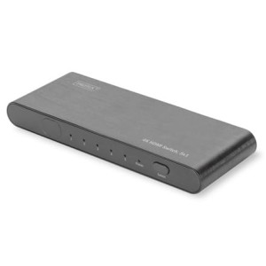 Przełącznik/Switch DIGITUS DS-45317 HDMI 5-portowy 4K 60Hz UHD 3D HDR HDCP 2.2 audio
