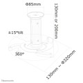 Uchwyt sufitowy do projektora Neomounts BEAMER-C80WHITE max.15kg White - 1952431