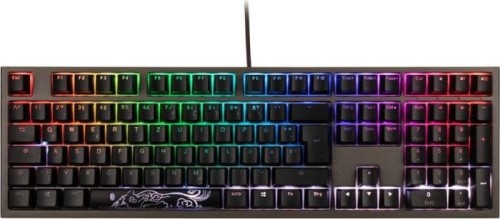 Klawiatura gamingowa Ducky Shine 7 PBT, MX-Blue, RGB LED - brąz - 1951971