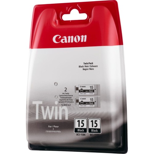 CANON 8190A002 Tusz Canon BCI15K black 2x5.6ml i70/i80 - 1955703