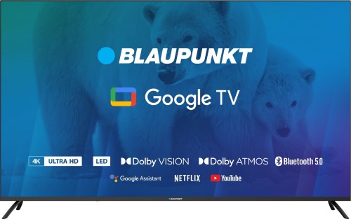 TV 65" Blaupunkt 65UBG6000S 4K Ultra HD LED, GoogleTV, Dolby Atmos, WiFi 2,4-5GHz, BT, czarny - 1955782