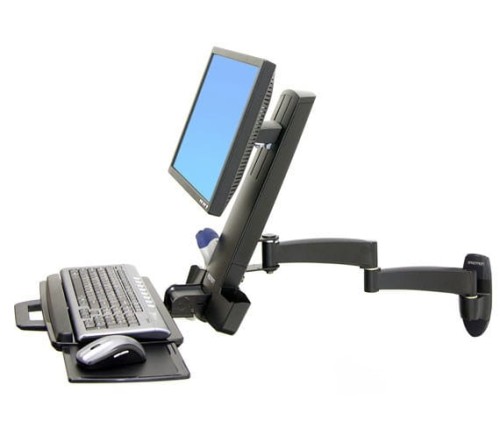 Ergotron 200 SERIES COMBO ARM/BLACK TEXTURED - 1955909