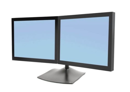 Ergotron DS100 SERIE DUAL LCD STAND/BLACK MAX 24IN HORIZ. 2CLAMPS - 1955934