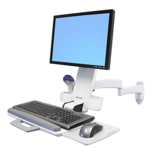 Ergotron 200 SERIES COMBO ARM (WHITE)/LCD TO 24IN MAX 8.2KG - 1955963